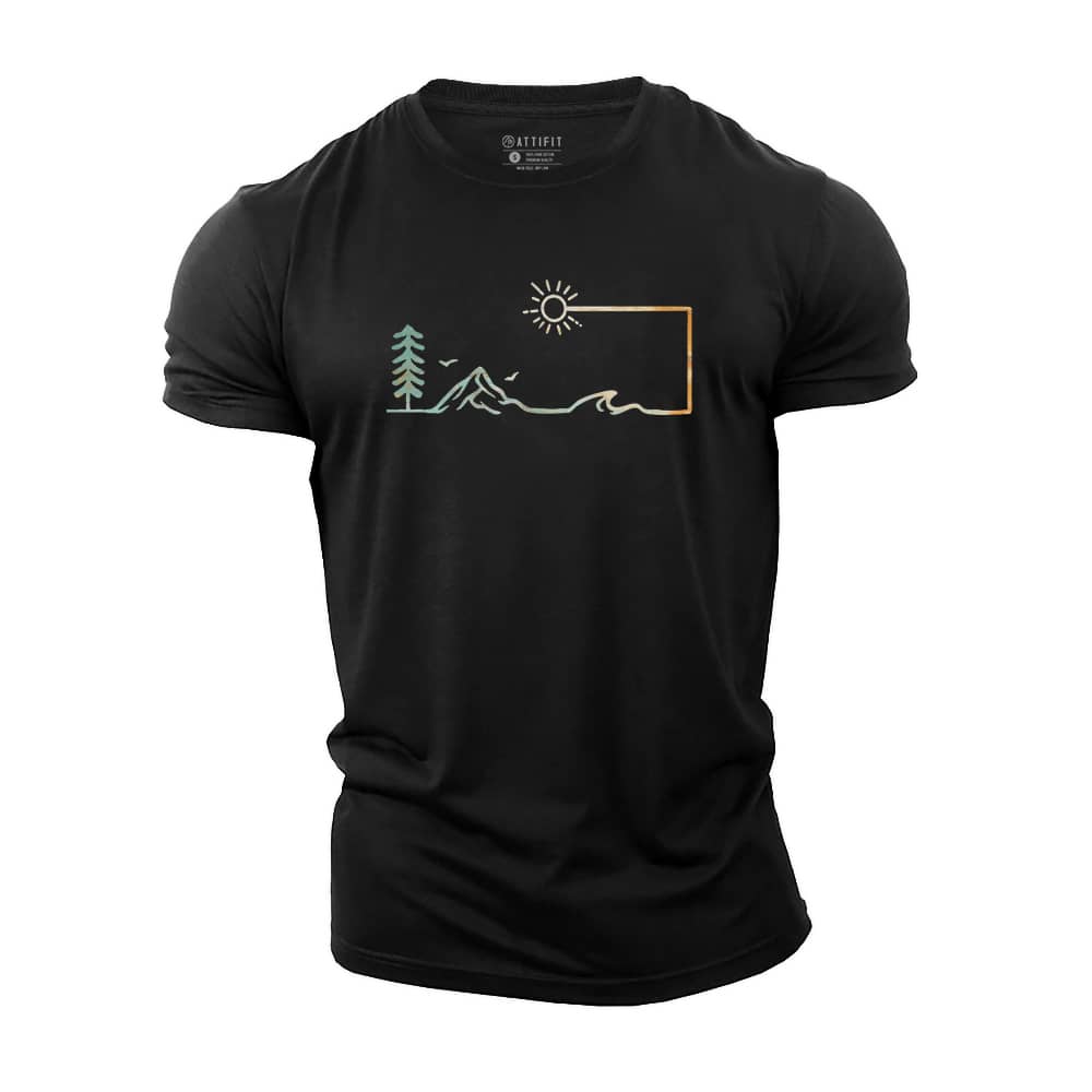 Colorful Nature Cotton T-Shirt