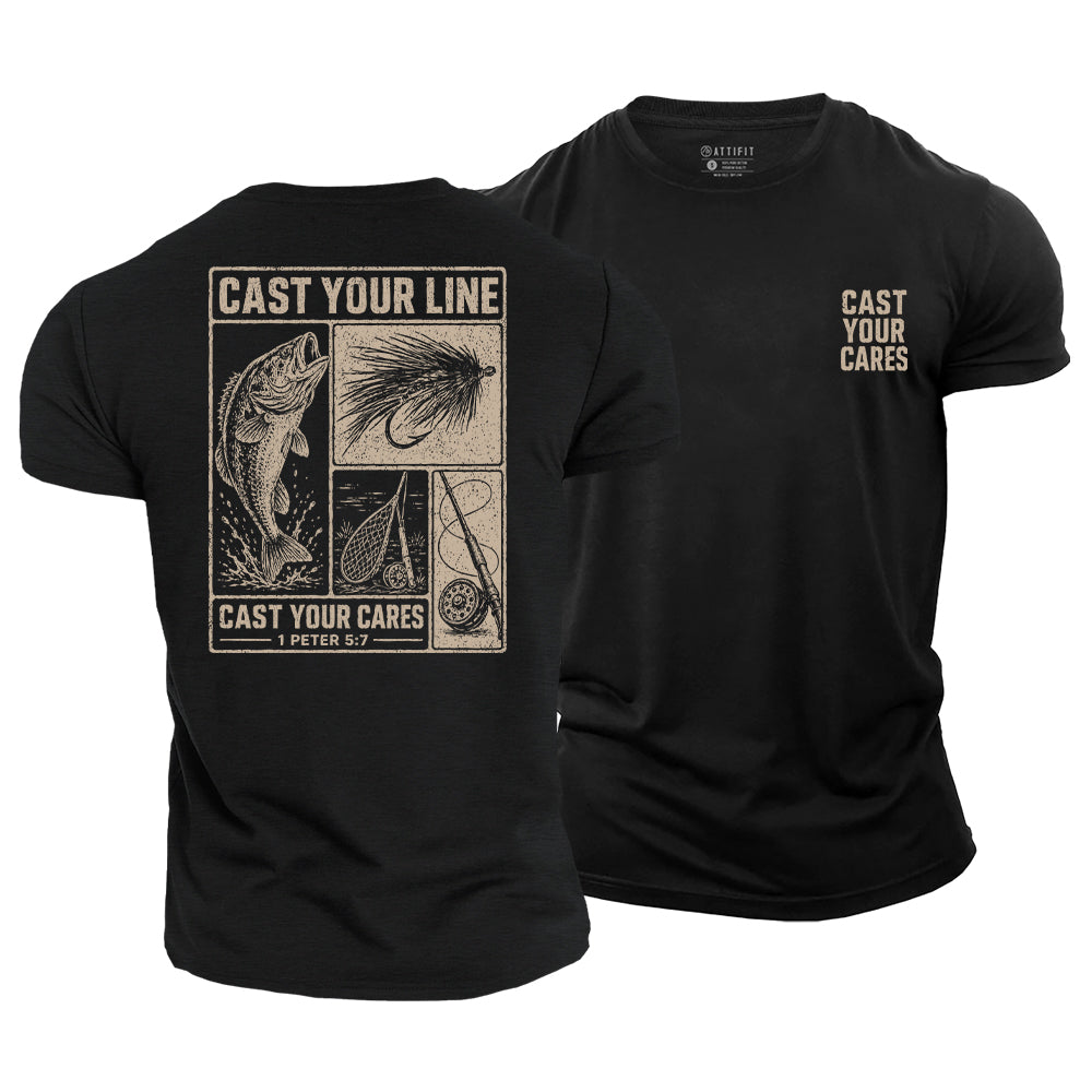 1 Peter 5:7 Cotton T-Shirt