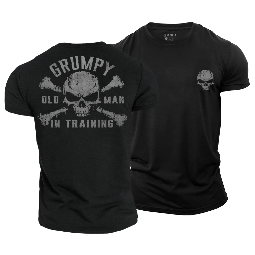 Grumpy Old Man in Training Cotton T-Shirt