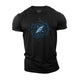 Lake Boat Compass Cotton T-Shirt