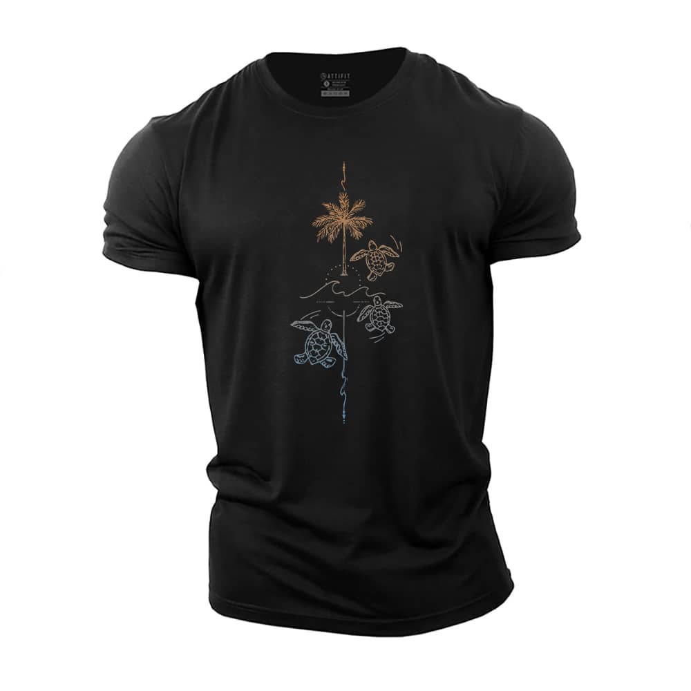Turtle Coastal Cotton T-Shirt