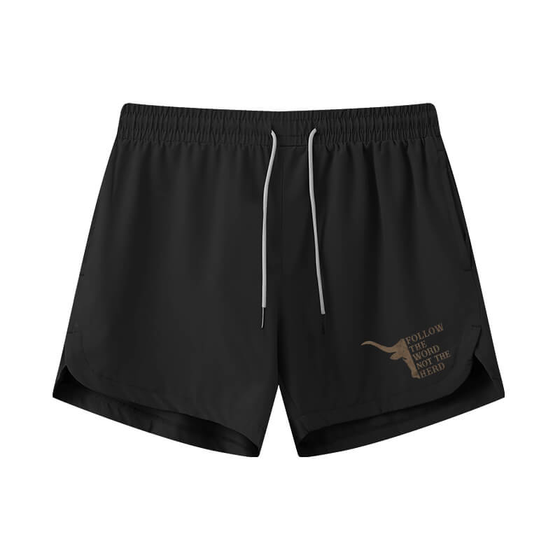 Follow The Word Athletic Quick-Dry Shorts