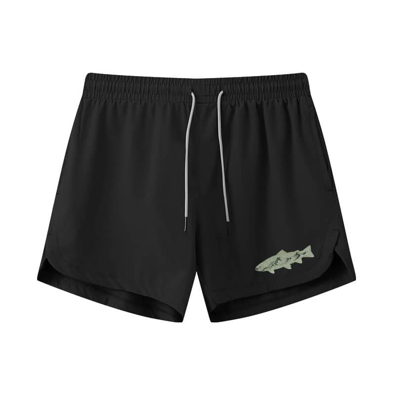 Fish Mountain Athletic Quick-Dry Shorts
