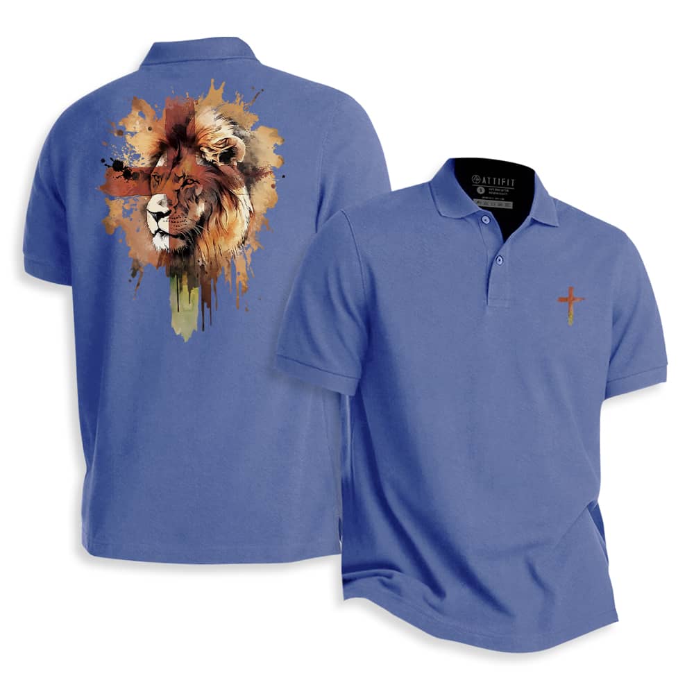 Lion And Cross Polo Shirt