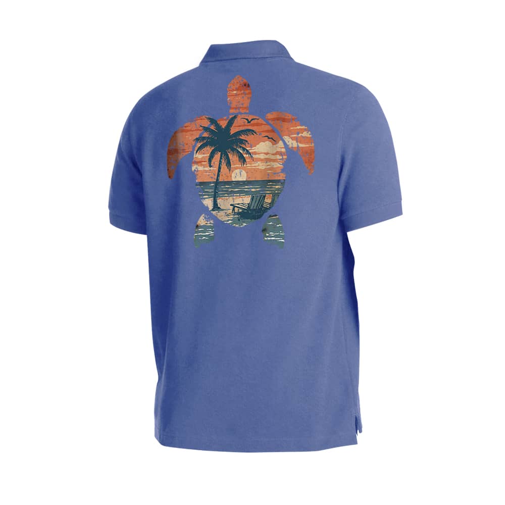 Colorful Turtle Polo Shirt