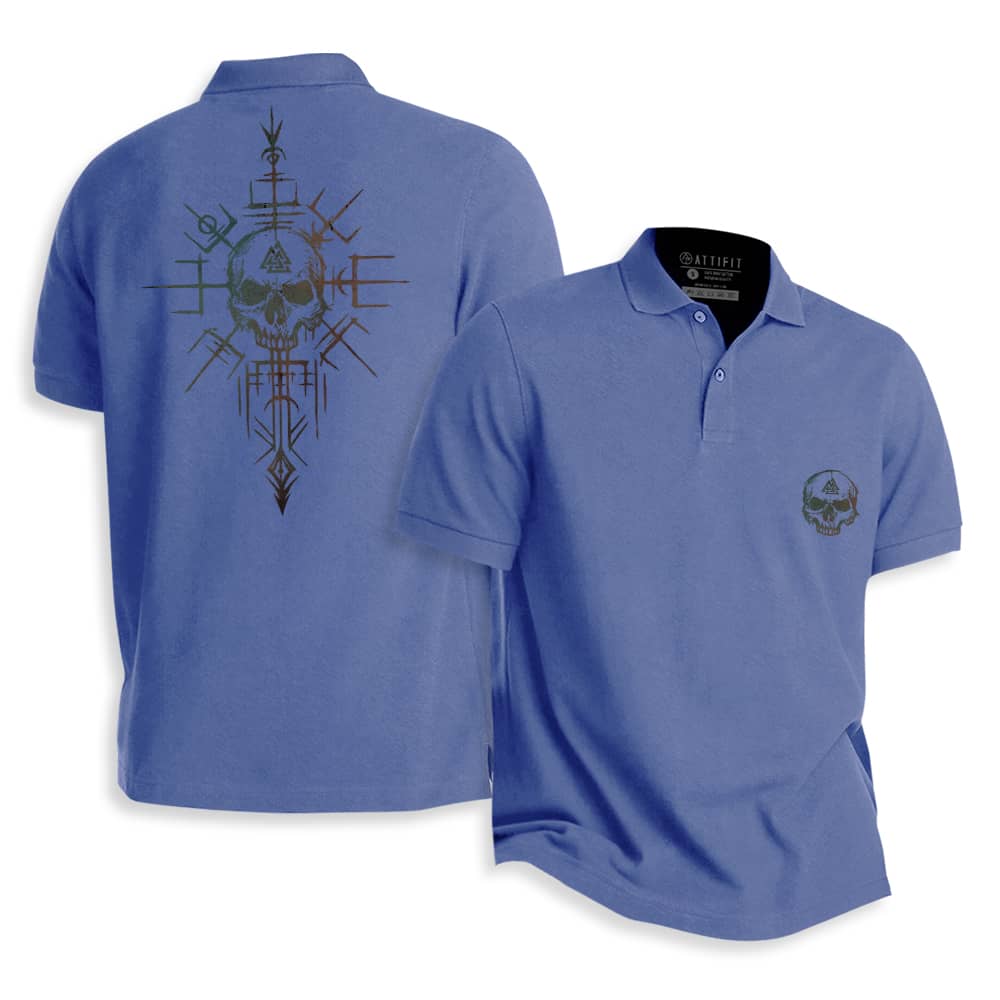 Skull Viking Polo Shirt