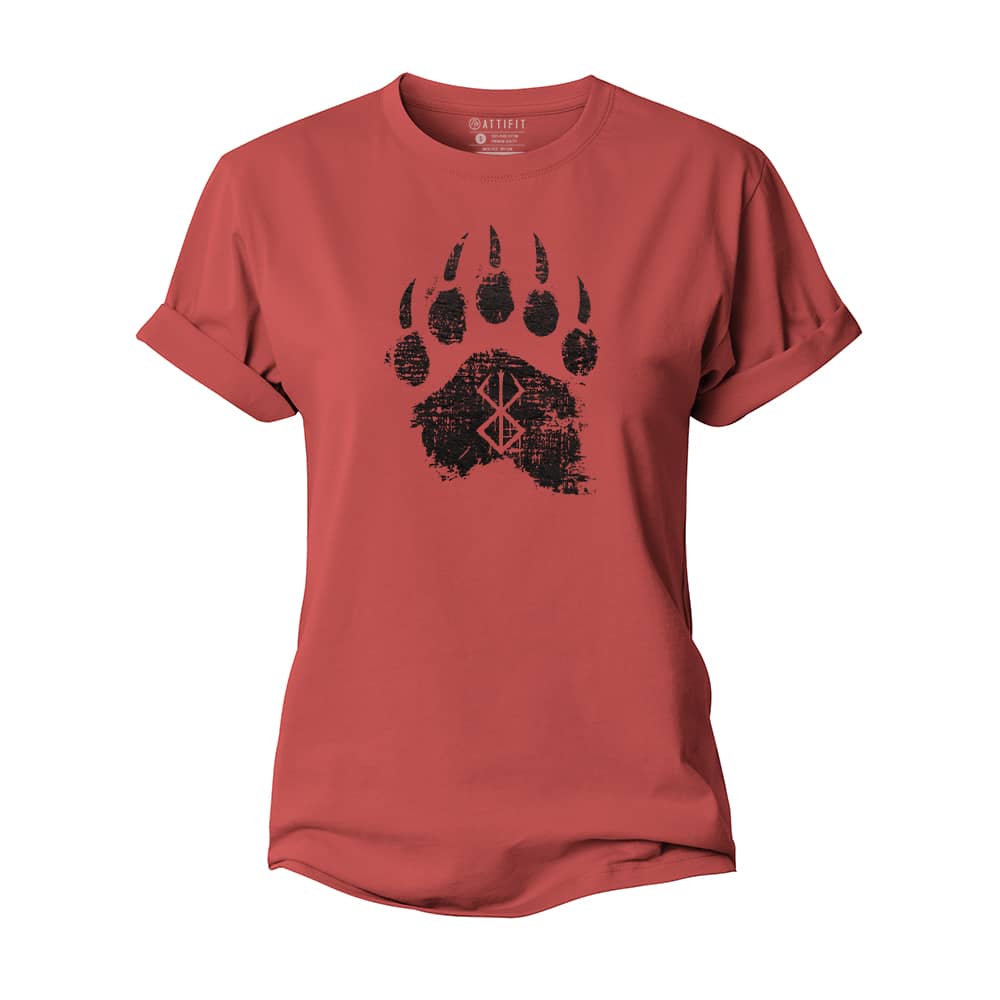 Berserker Rune Bears Paw Women's Cotton T-Shirt