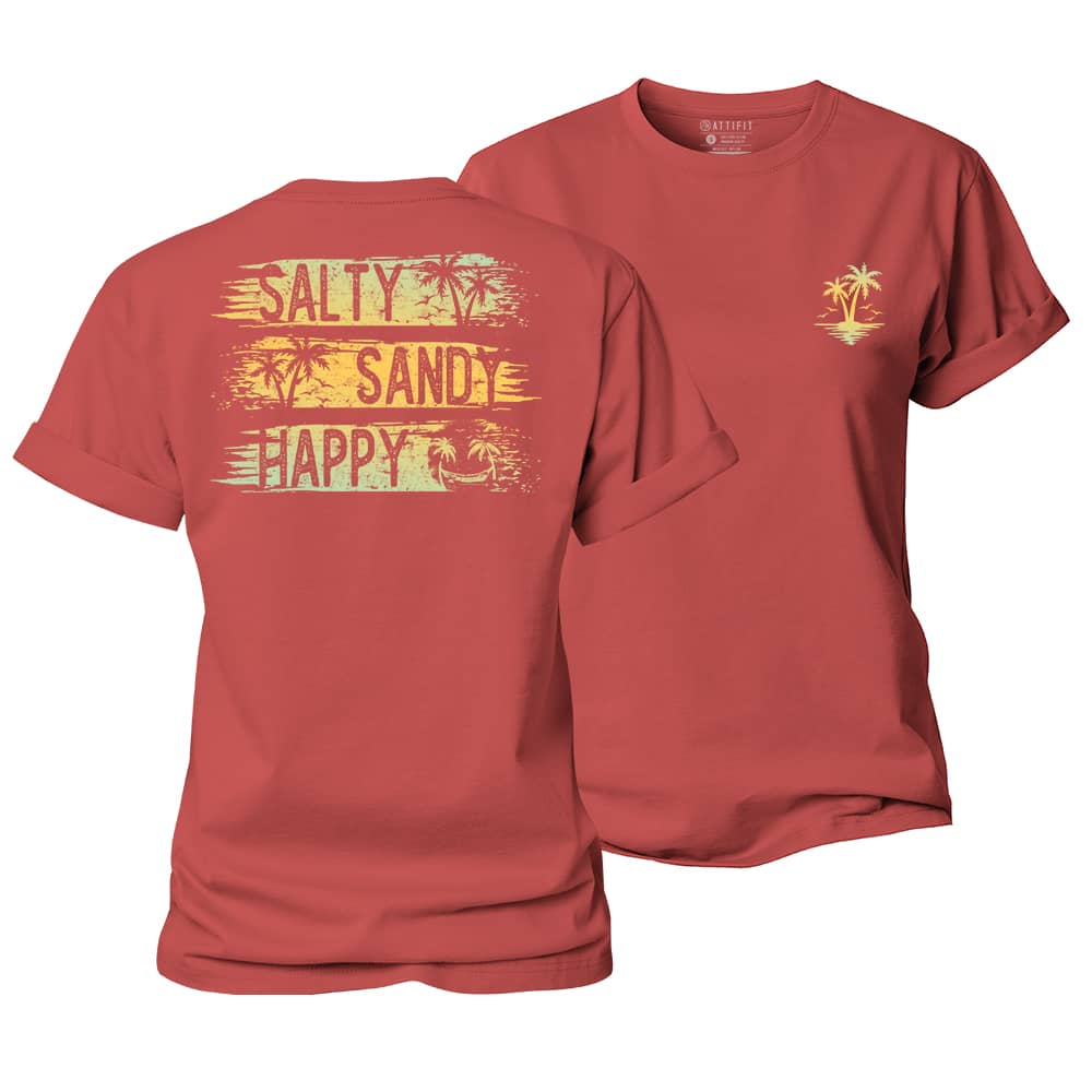 Salty Happy Women's Cotton T-Shirt