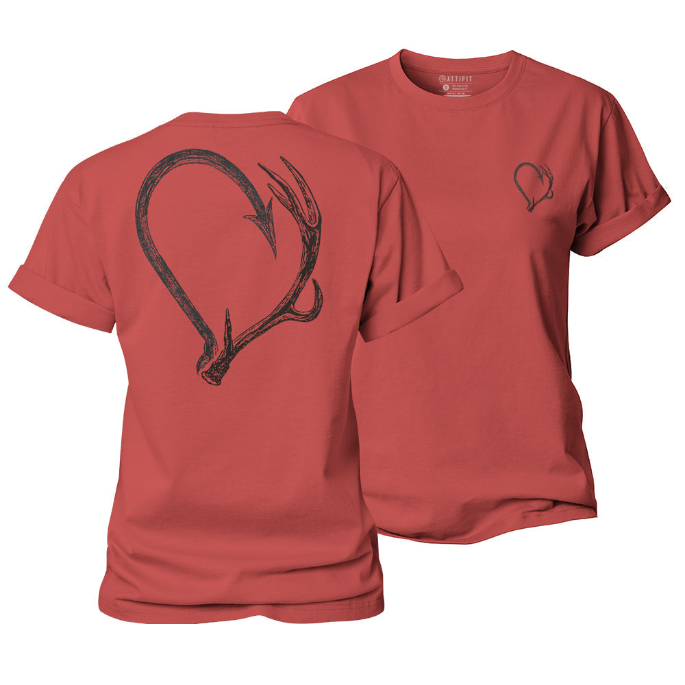 Hook Meets Antler Women's Cotton T-Shirt