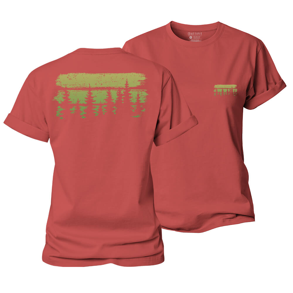 Green Forest Women's Cotton T-Shirt