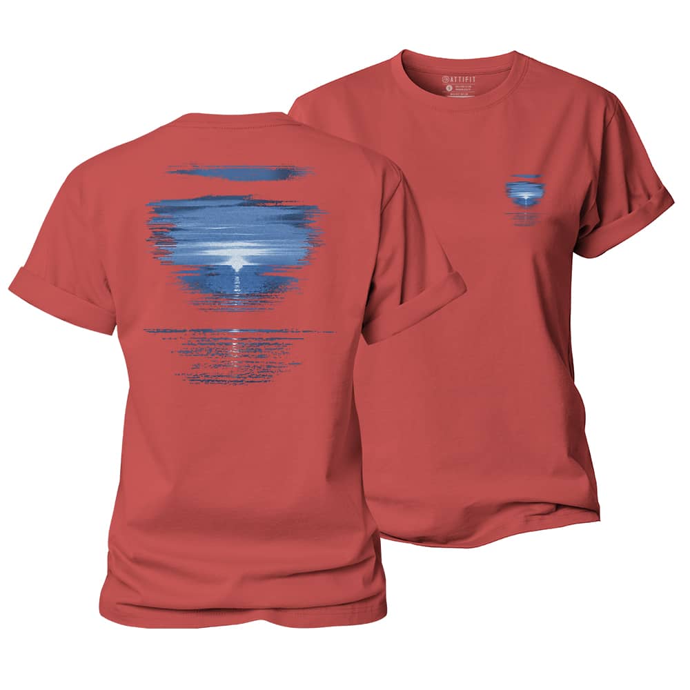 Twilight Tide Women's Cotton T-Shirt