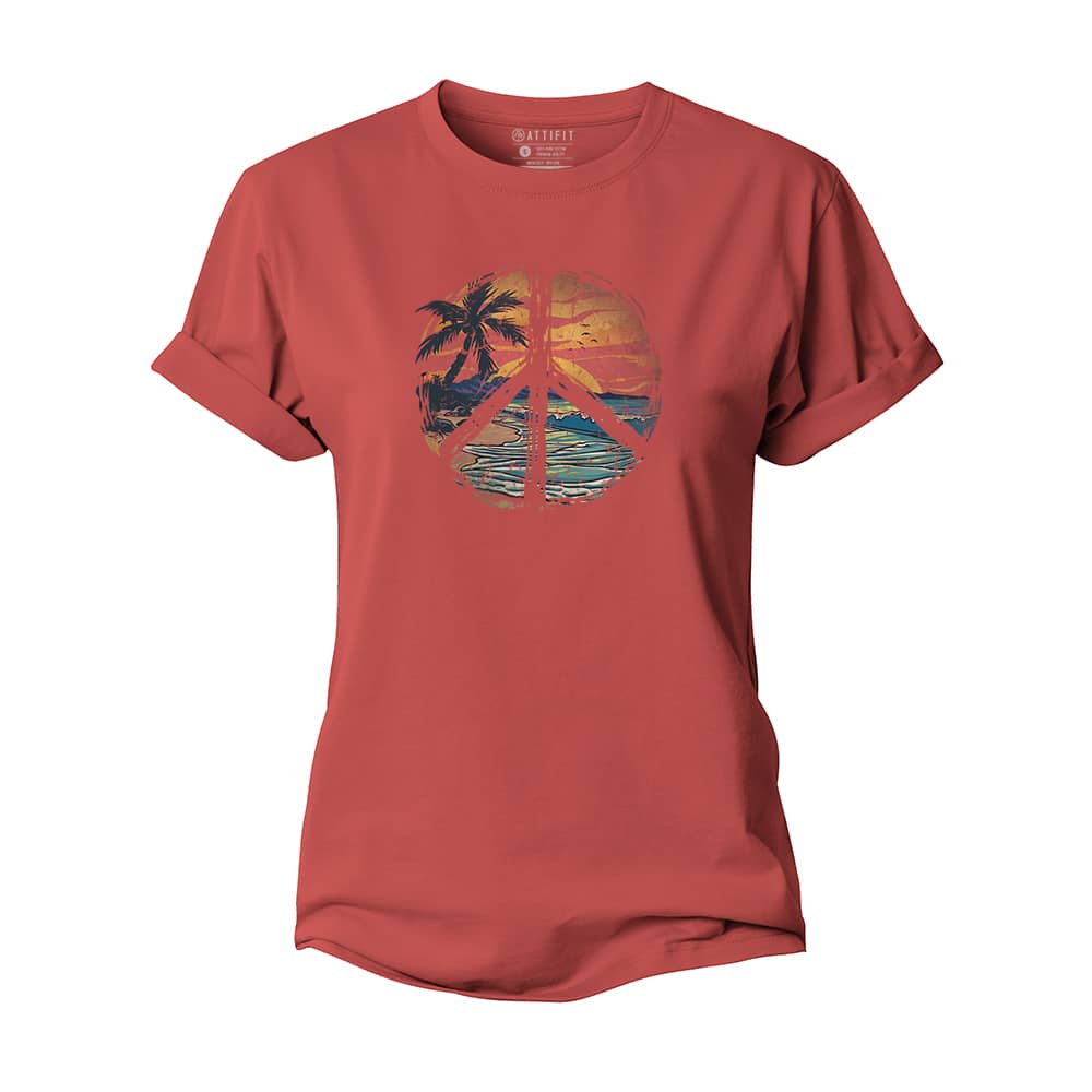 Peaceful Sea Women's Cotton T-Shirt