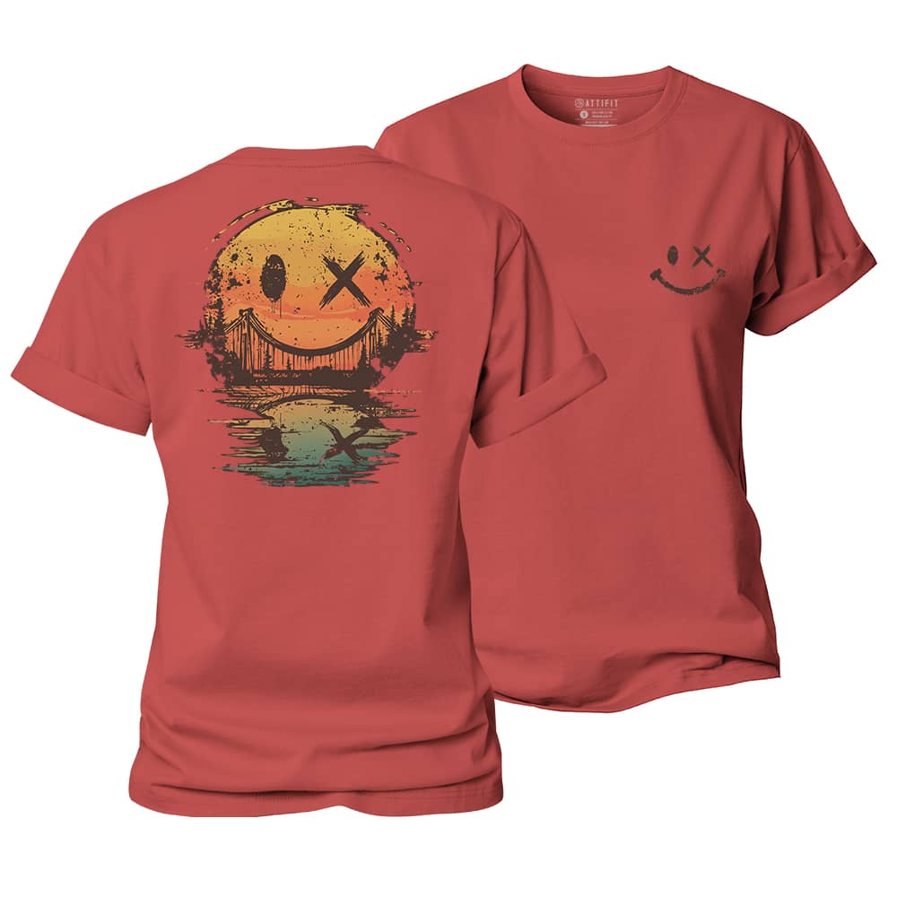Smiley Lake Women's Cotton T-Shirt