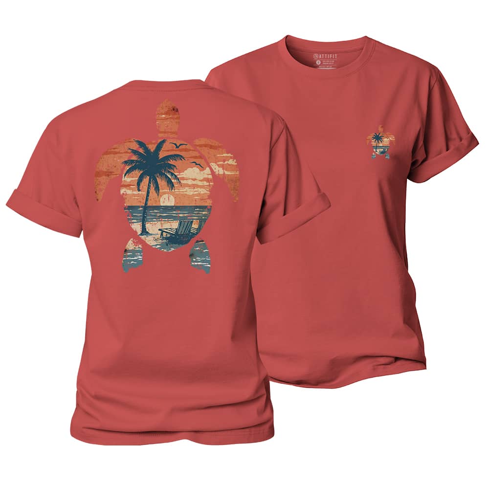 Colorful Turtle Women's Cotton T-Shirt