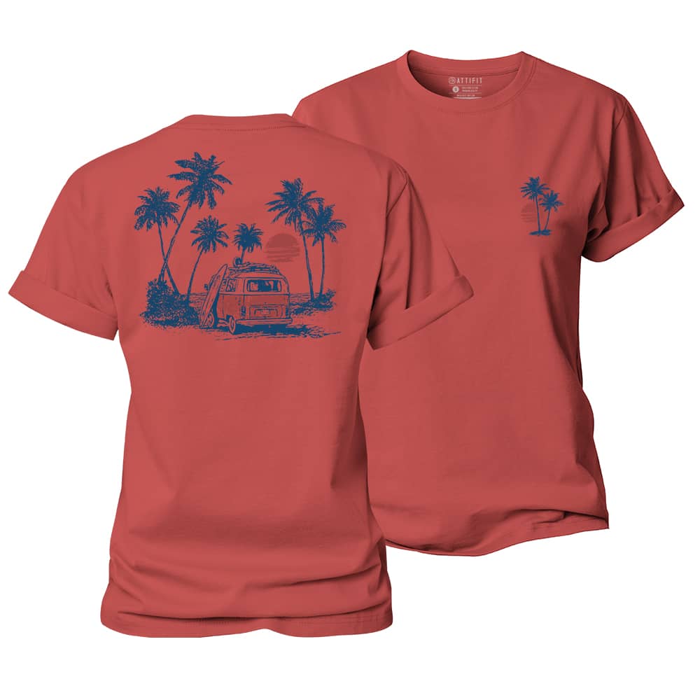Seaside Bus Women's Cotton T-Shirt