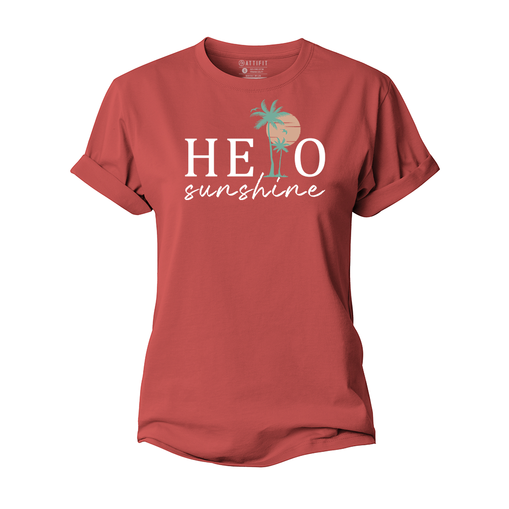 Hello Sunshine Women's Cotton T-Shirt