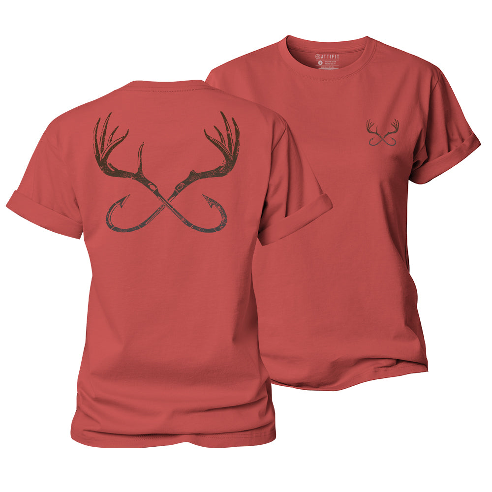 Antler And Hook Women's Cotton T-Shirt