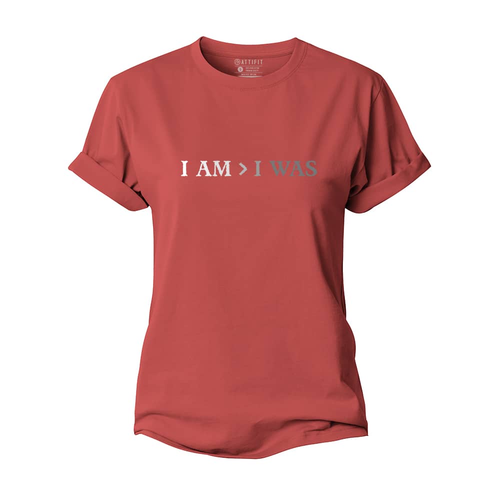 I Am > I Was Women's Cotton T-Shirt