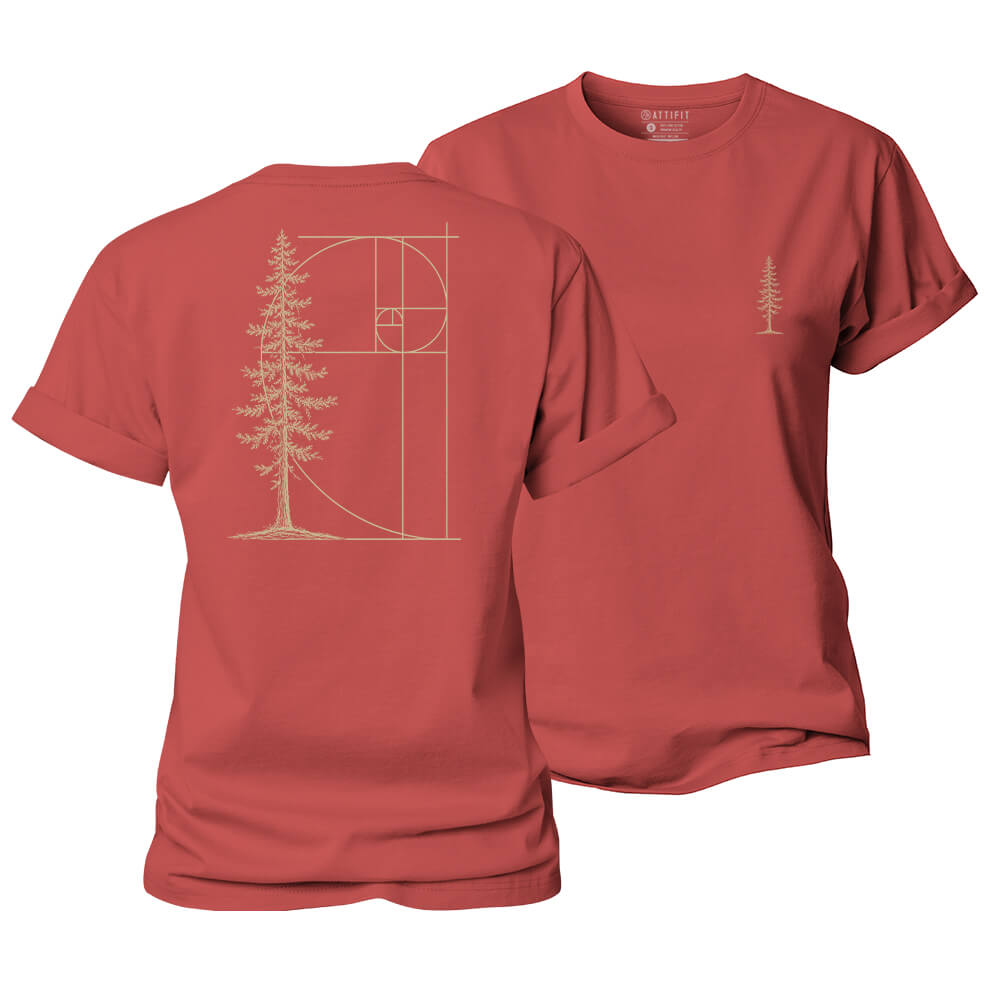 Golden Ratio Pine Women's Cotton T-Shirt