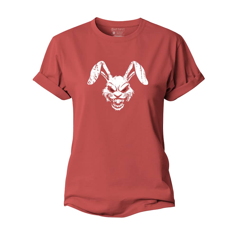 Fierce Bunny Women's Cotton T-Shirt