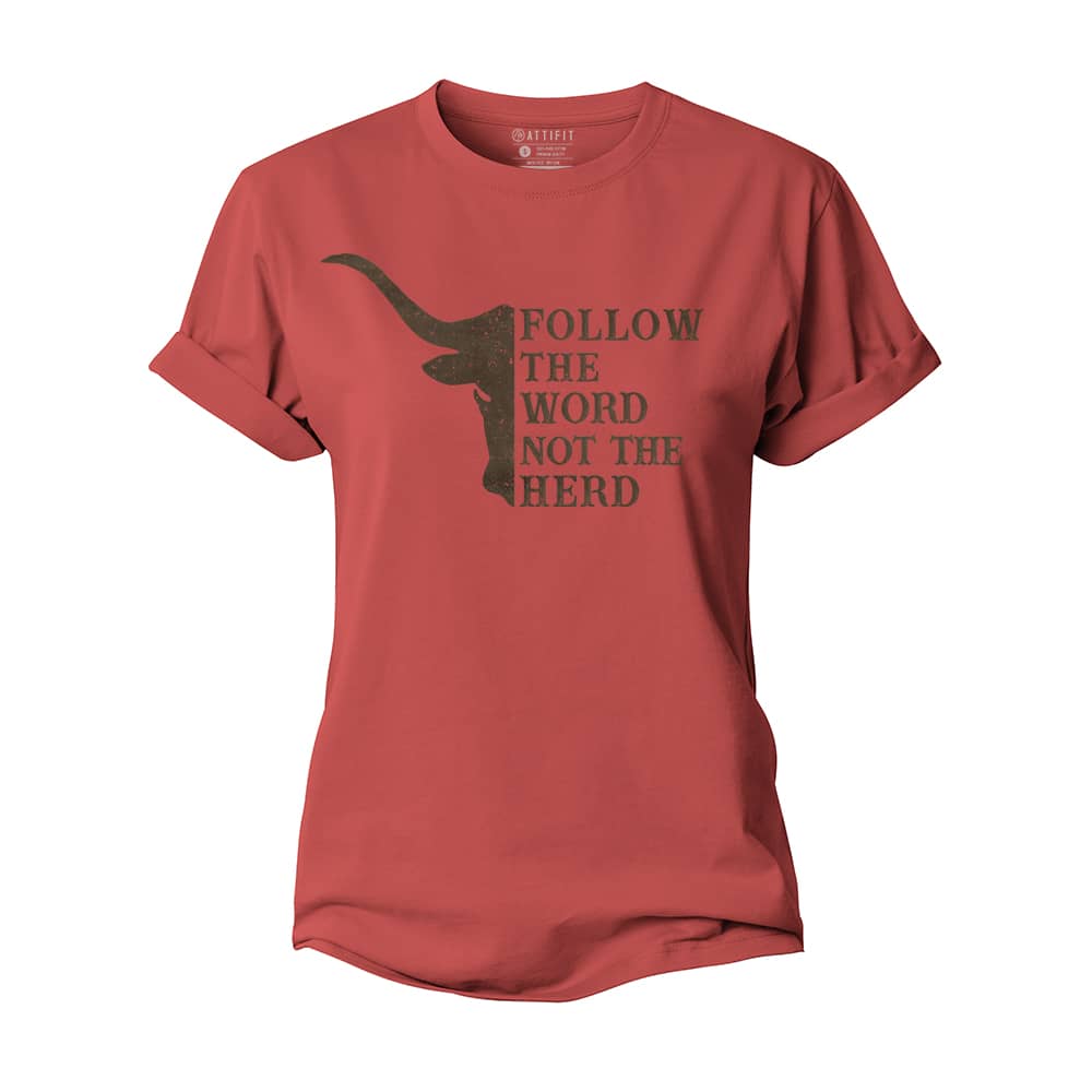 Follow The Herd Women's Cotton T-Shirt