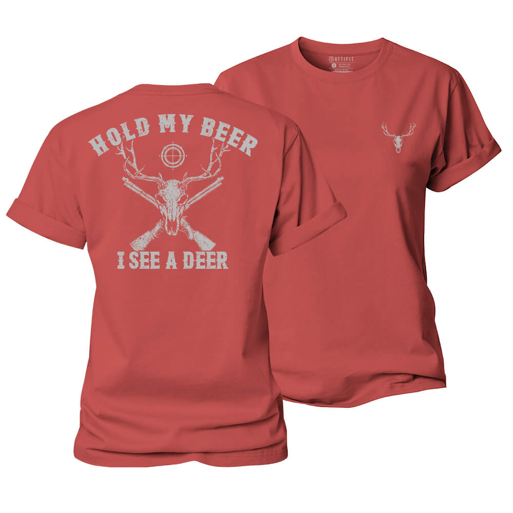 I See a Deer Women's Cotton T-Shirt