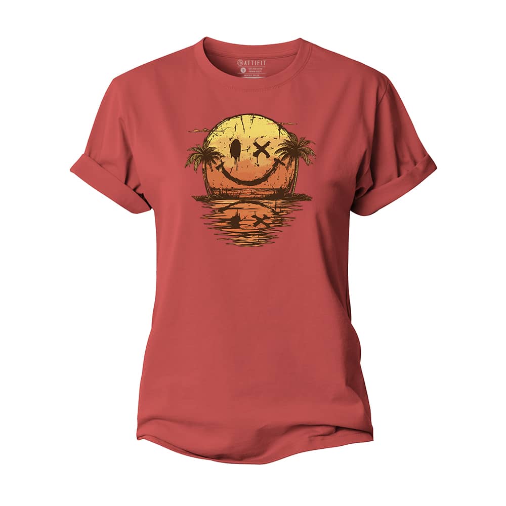 Smiley Sea Women's Cotton T-Shirt