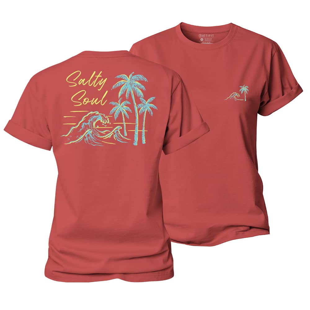 Salty Soul Women's Cotton T-Shirt