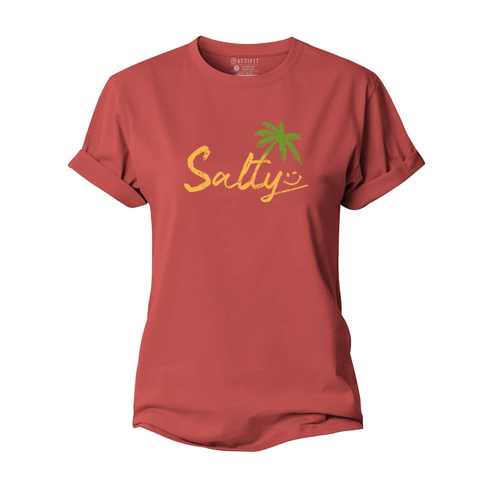 Salty Smiley Women's Cotton T-Shirt
