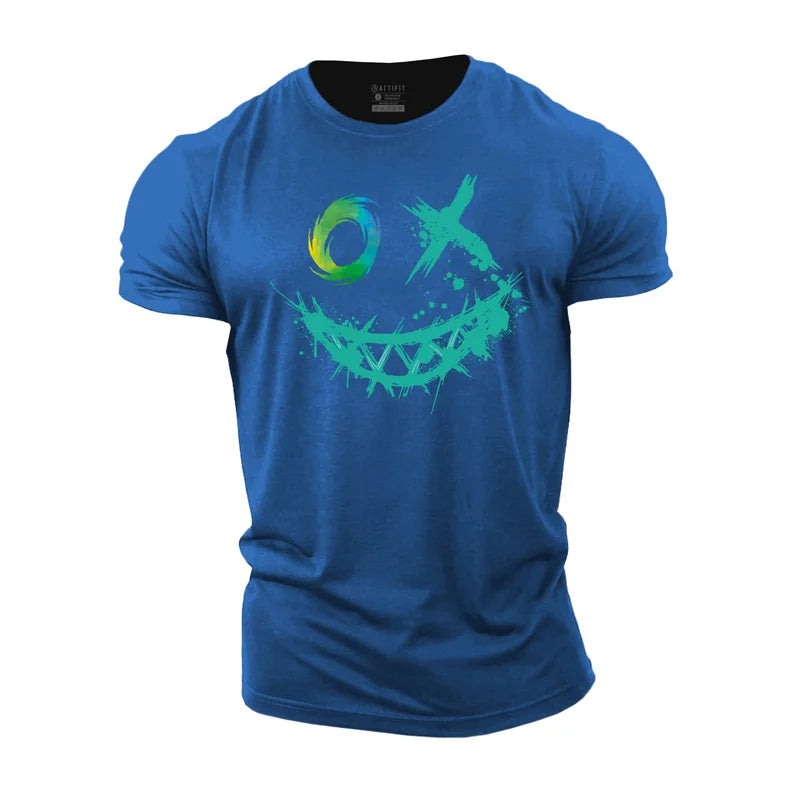 Vibrant Smiley Cotton T-shirts