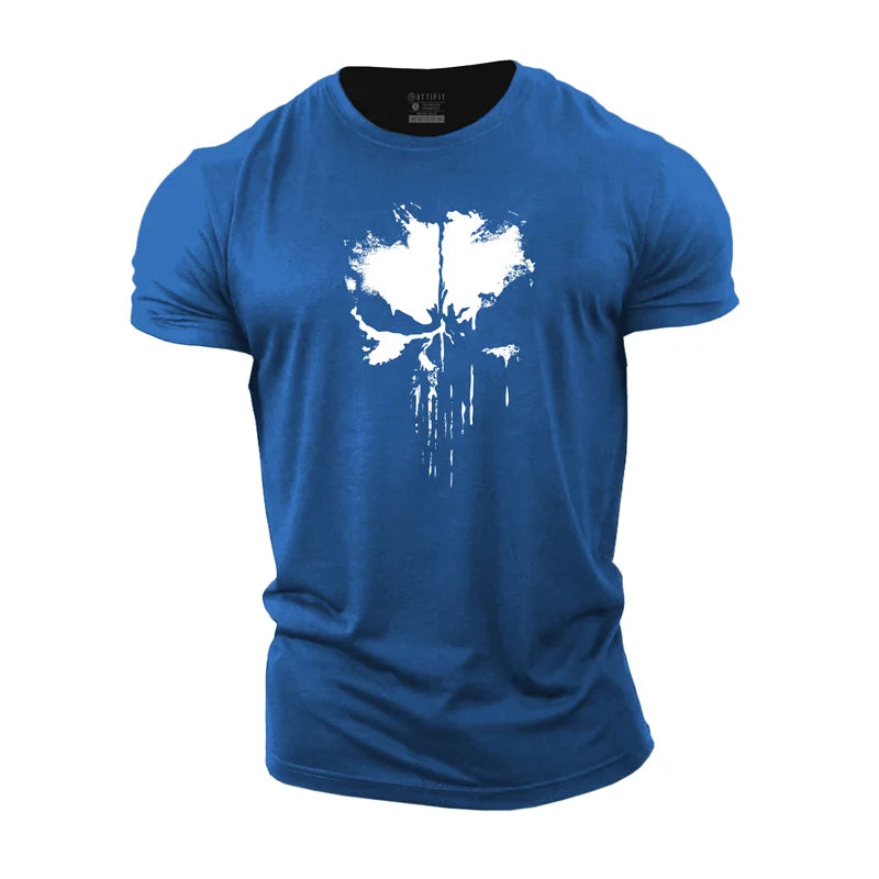 Skull Graphic Cotton T-Shirt