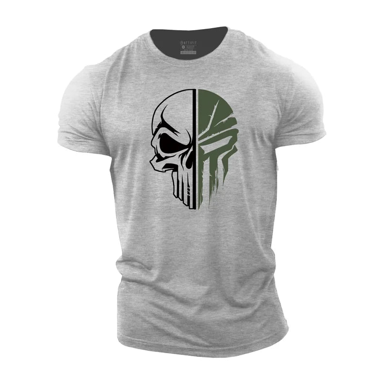 Skull Spartan Cotton T-shirts
