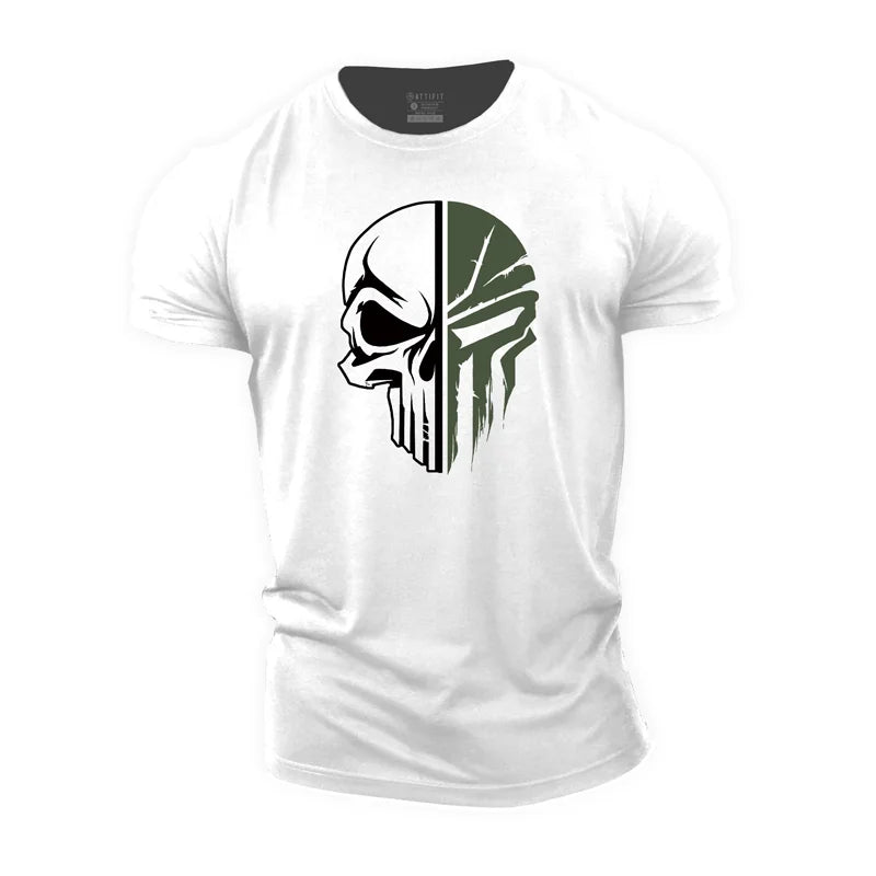Skull Spartan Cotton T-shirts