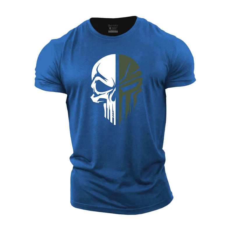 Skull Spartan Cotton T-shirts