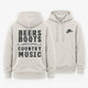 Beers Boots Country Music Hoodie