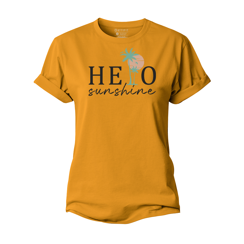Hello Sunshine Women's Cotton T-Shirt