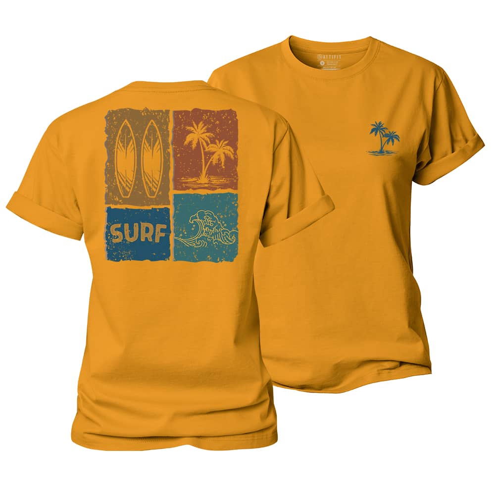 Surf Poster Women's Cotton T-Shirt