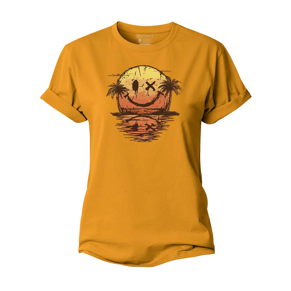 Smiley Sea Women's Cotton T-Shirt
