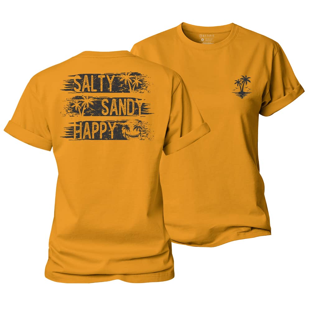 Salty Happy Women's Cotton T-Shirt