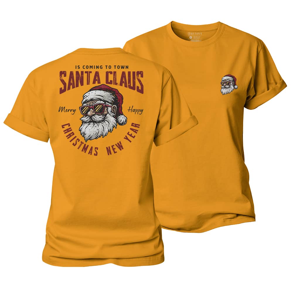 Santa Claus Is Coming Women's Cotton T-Shirt