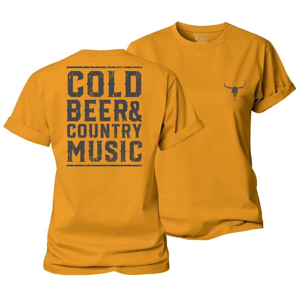 Cold Beer and Country Music Women's Cotton T-Shirt