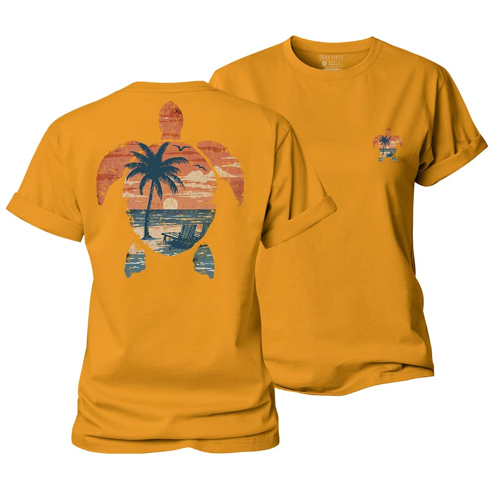 Colorful Turtle Women's Cotton T-Shirt