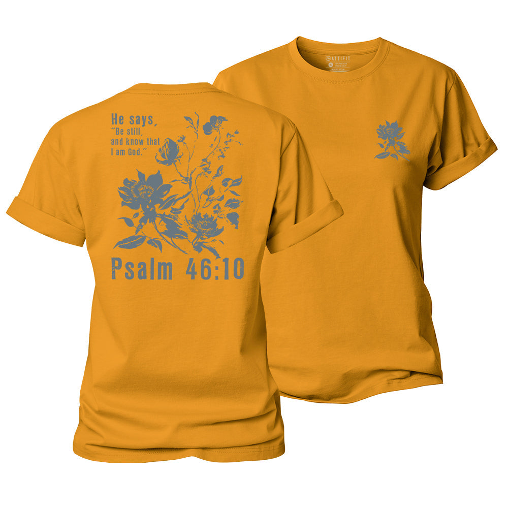 Psalm 46:10 Women's Cotton T-Shirt