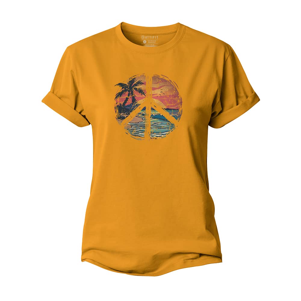 Peaceful Sea Women's Cotton T-Shirt