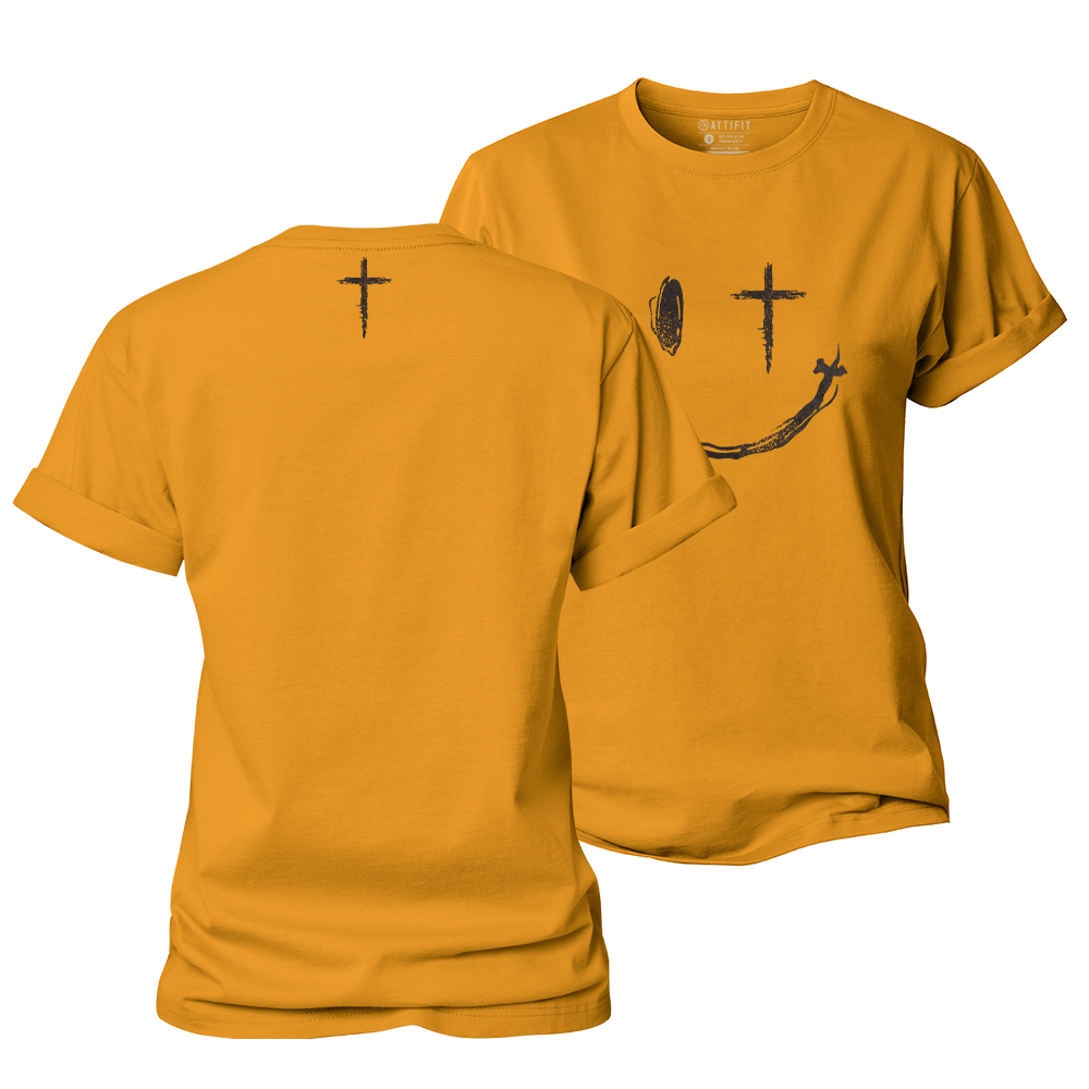 Cross Smiley Women's Cotton T-Shirt