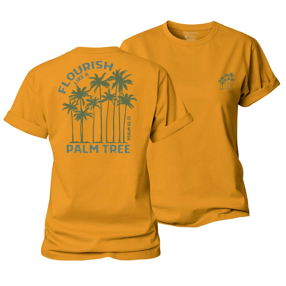 Flourish Like A Palm Tree Women's Cotton T-Shirt