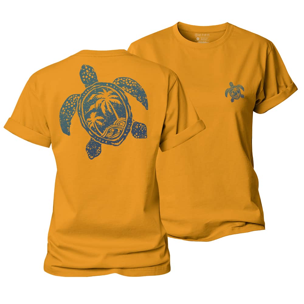 Turtle Palm Women's Cotton T-Shirt