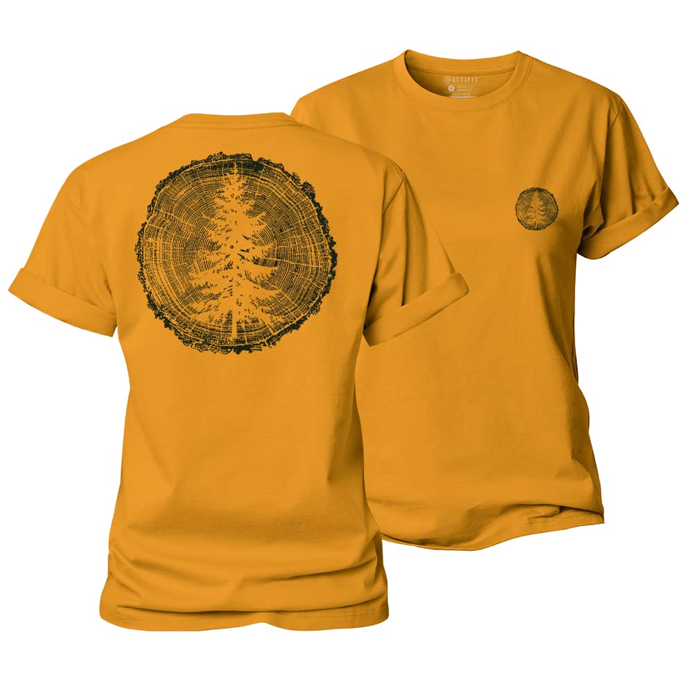 Pine Tree Ring Women's Cotton T-Shirt