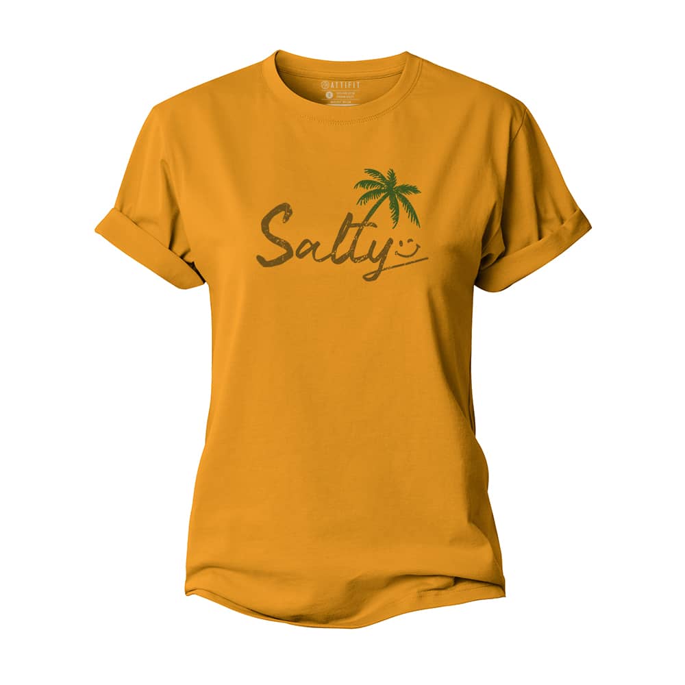 Salty Smiley Women's Cotton T-Shirt