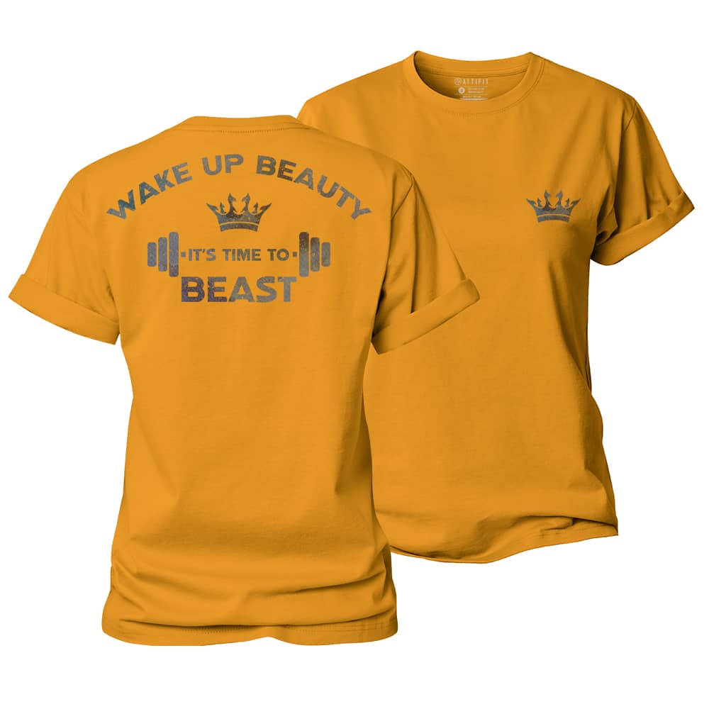 Wake Up Beauty Women's Cotton T-Shirt